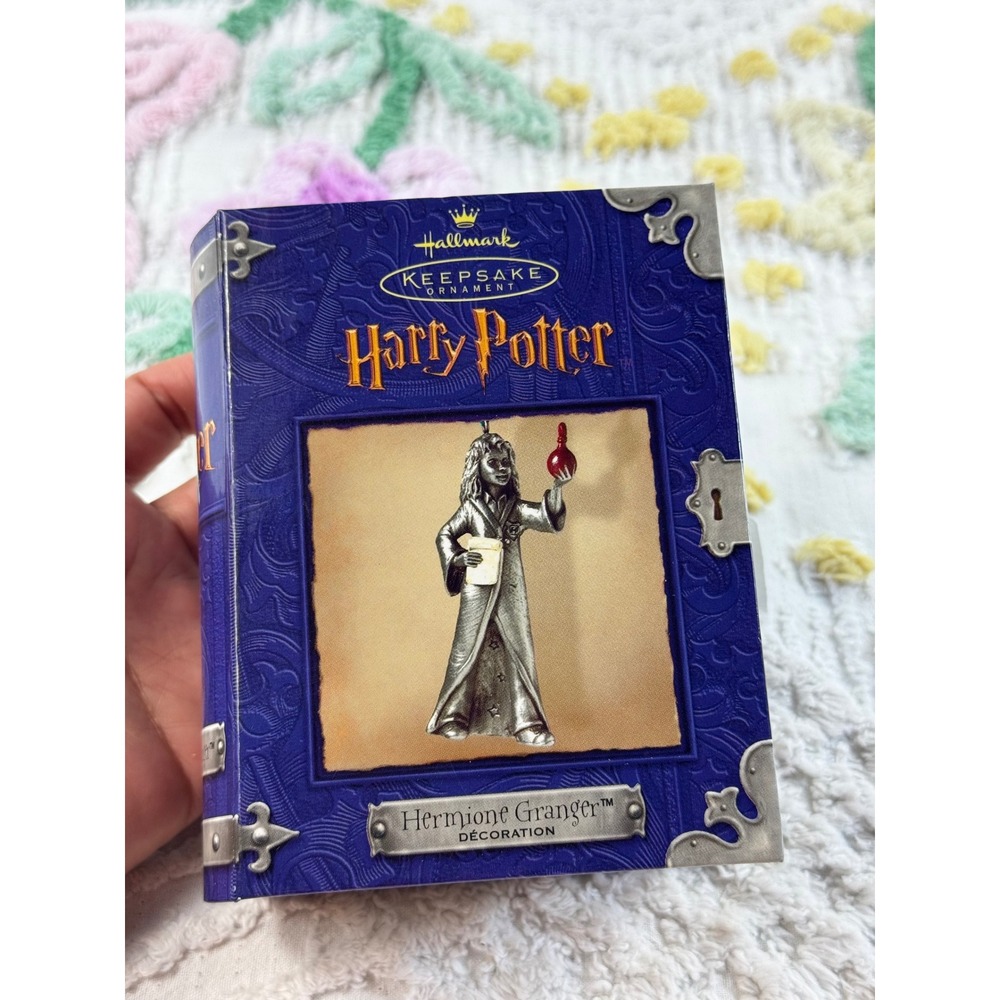Hallmark Keepsake Harry Potter Hermione Granger Pewter Ornament 2000 with Box